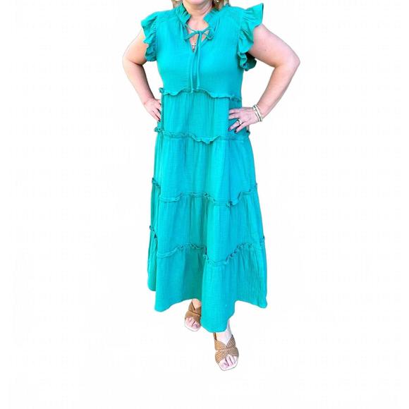 UMGEE Dresses & Skirts - NEW UMGEE sophia midi dress in jade green